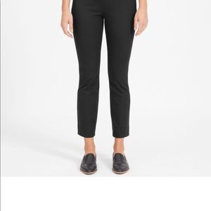 Everlane ankle side-zip work pant sz 8 black